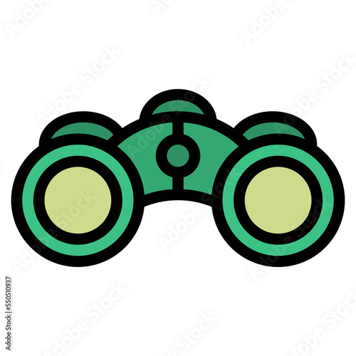binoculars see eyes icon