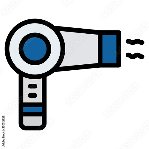 hairdryer hair salon beauty icon