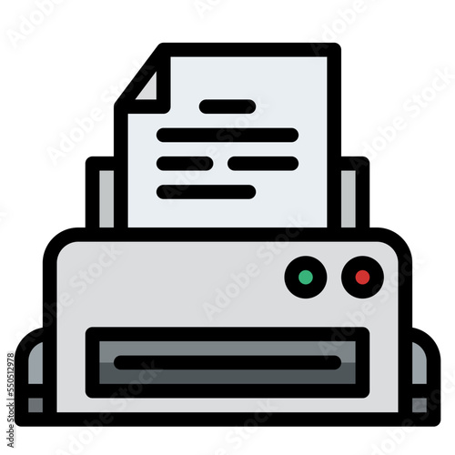 printing documentation printer icon