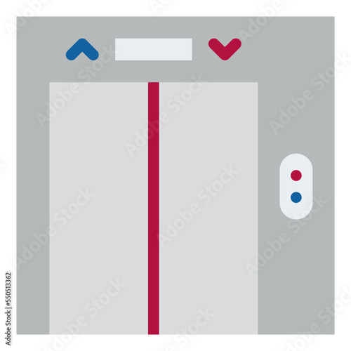 elevator lift door up down icon