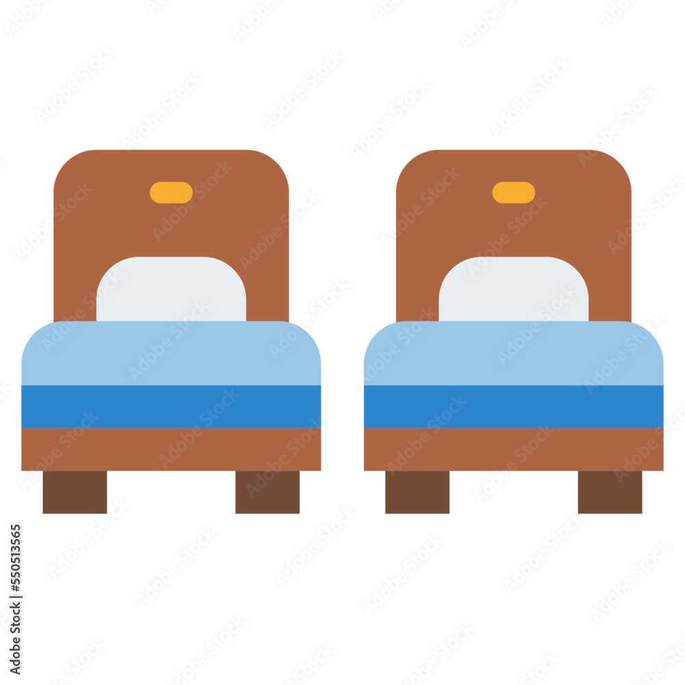 twin bed room sleep icon twin bed room sleep icon