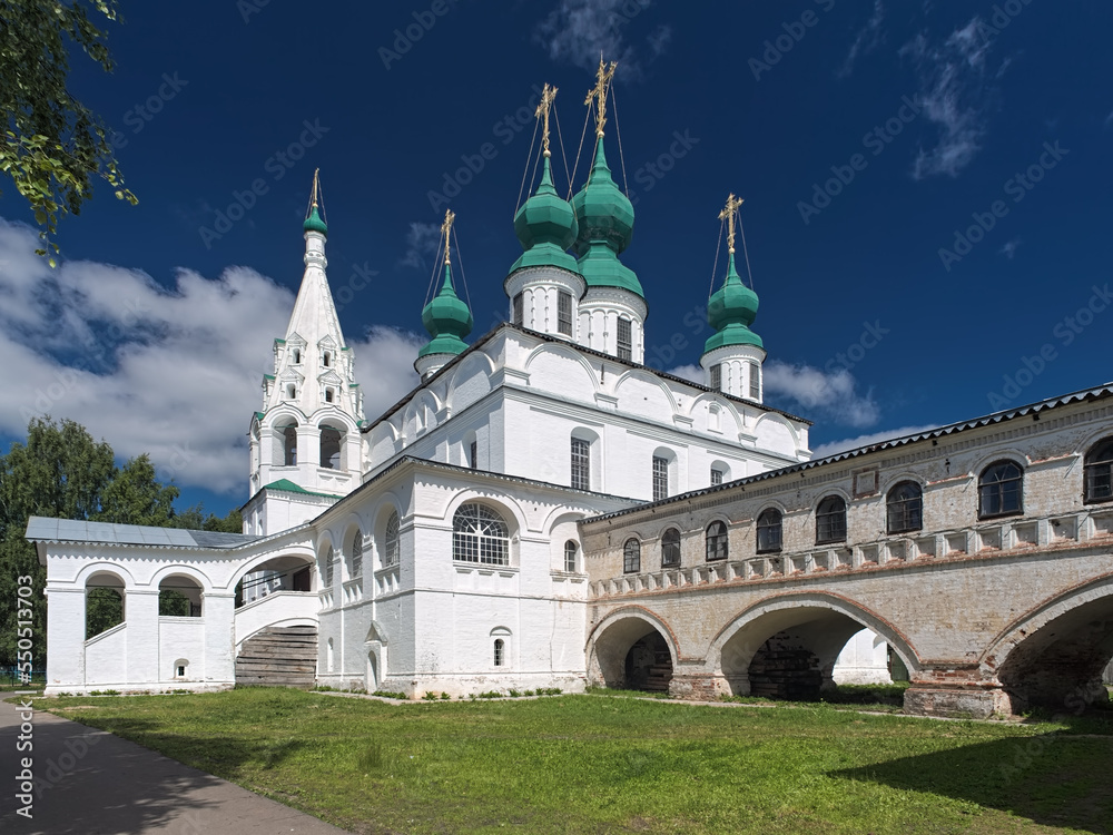 Veliky Ustyug, Russia. Archangel Michael Cathedral of former Archangel Michael Monastery. The cathedral was built in 1653-1656.