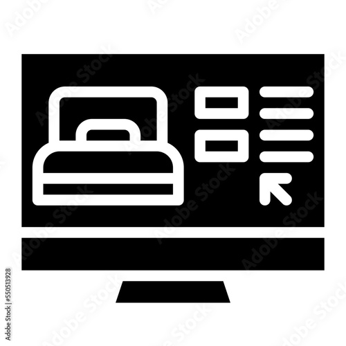 booking room availability online icon
