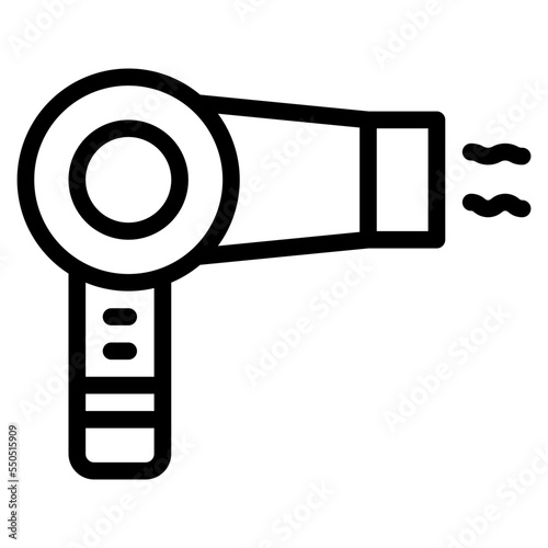 hairdryer hair salon beauty icon