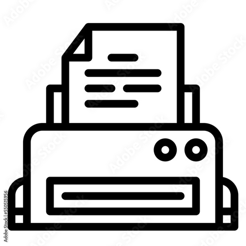 printing documentation printer icon