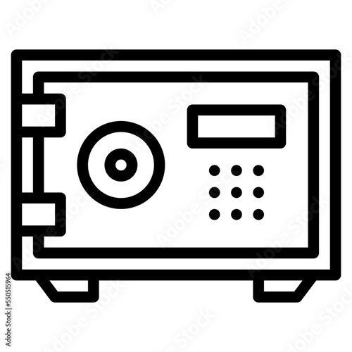 safe safety box icon