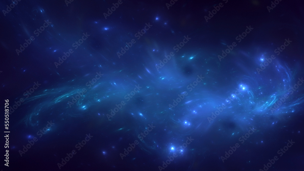 Fototapeta premium 3D rendering abstract multicolor technology fractal light background