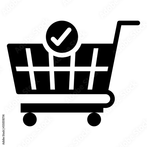 cart completed buy ecommerce icon