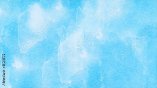Blue watercolor background for textures backgrounds and web banners design 