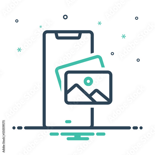Mix icon for picture