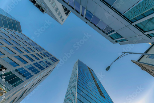 Austin Texas residential area with apartments exterior and street light pole