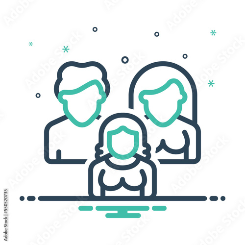 Mix icon for daughter 