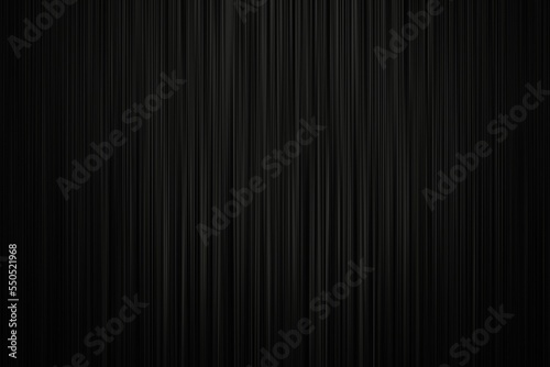 Dark striated surface. Abstract background, surface with vertical scratches, grooves of different depth and width, 3D illustration.