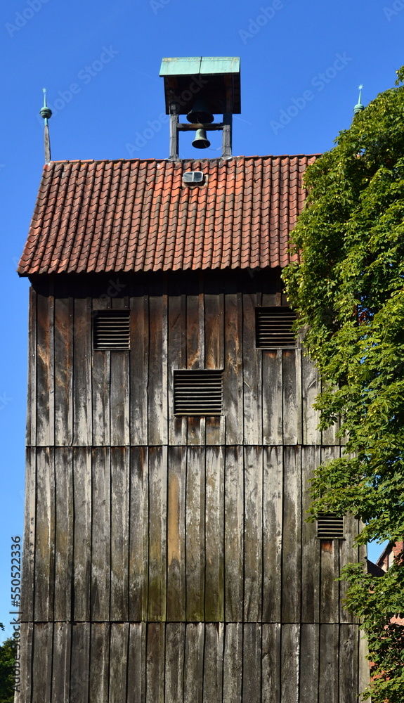 Historical Church in the Village Wienhausen, Lower Saxony Historical Church in the Village Wienhausen, Lower Saxony