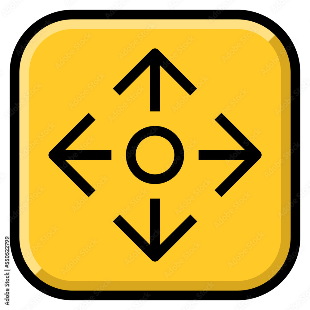 up filled outline icon