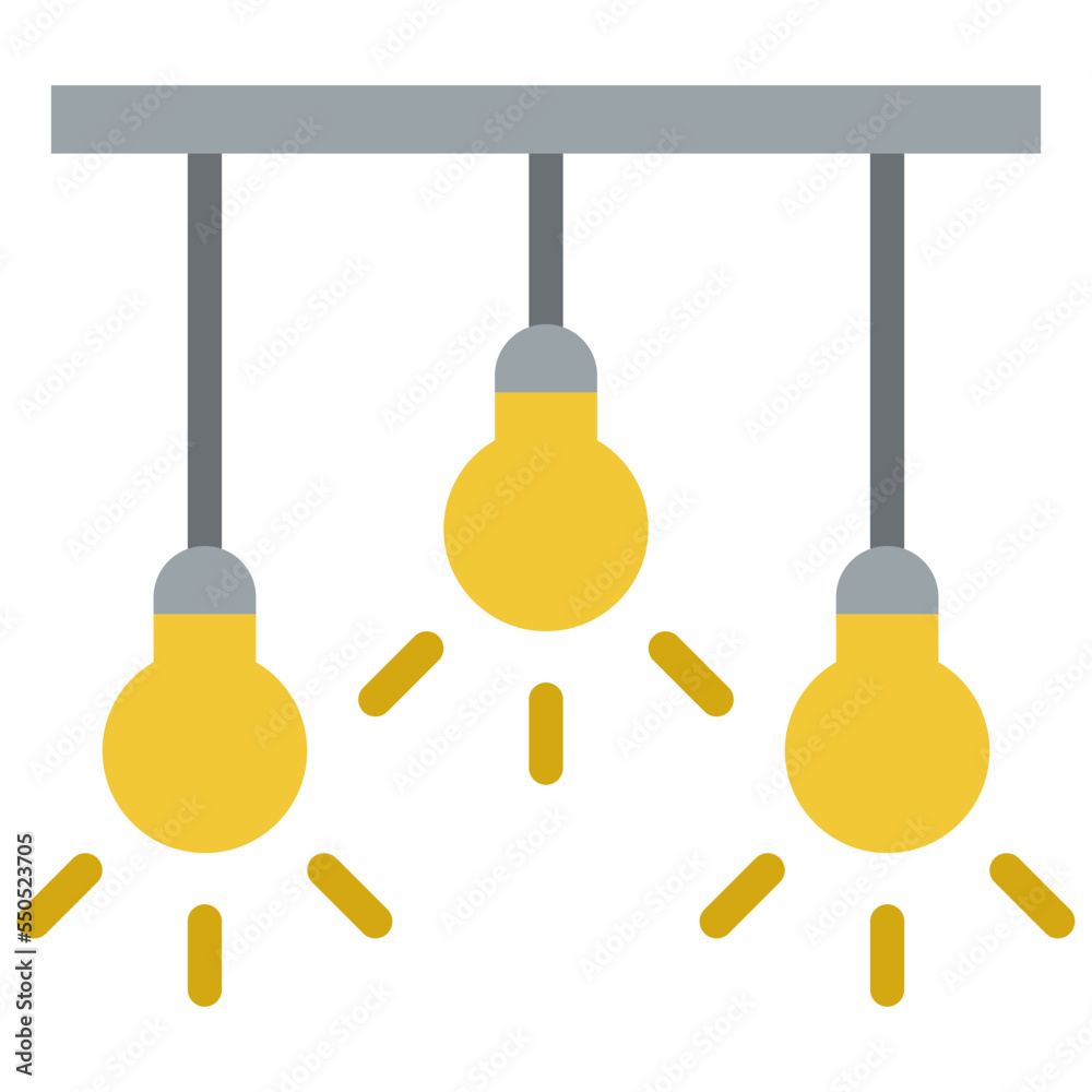 Naklejka premium light warm furniture household icon