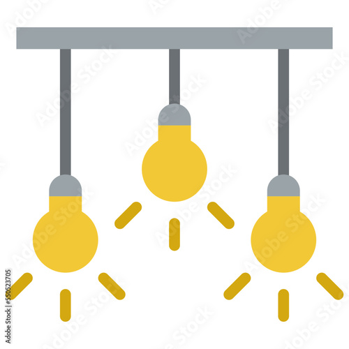 light warm furniture household icon