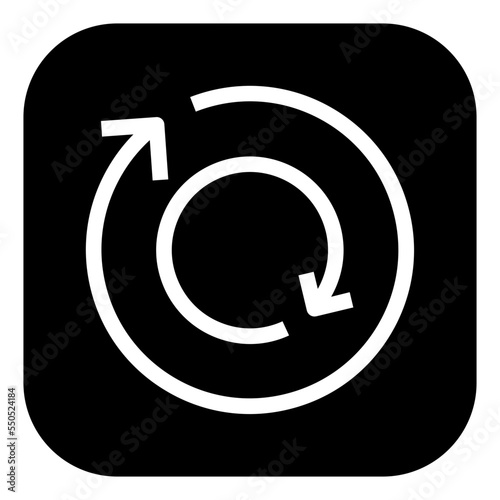 rotate glyph icon