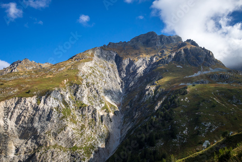 Mountain landscape in French alps