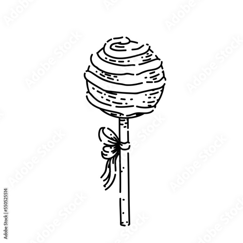 candy sketch hand drawn vector sweet sugar, chocolate dessert, jelly lolly vintage black line illustration