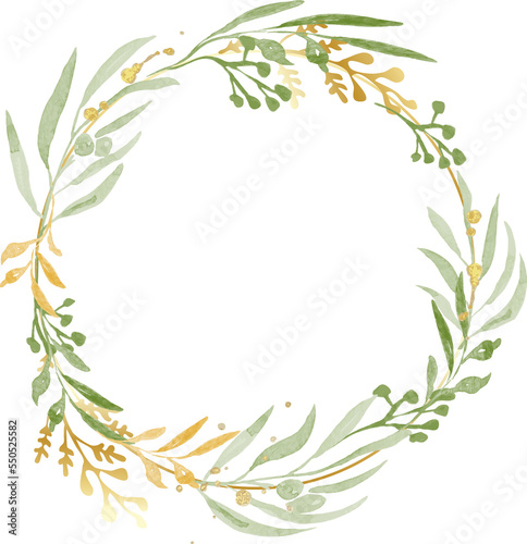 Watercolor Floral Frame