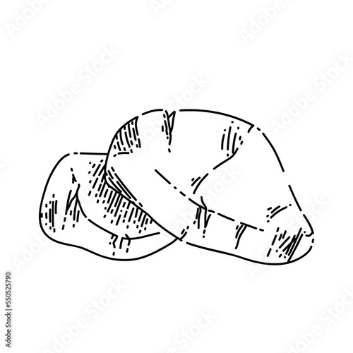 stone sketch hand drawn vector wall surface, old marble, grey mineral