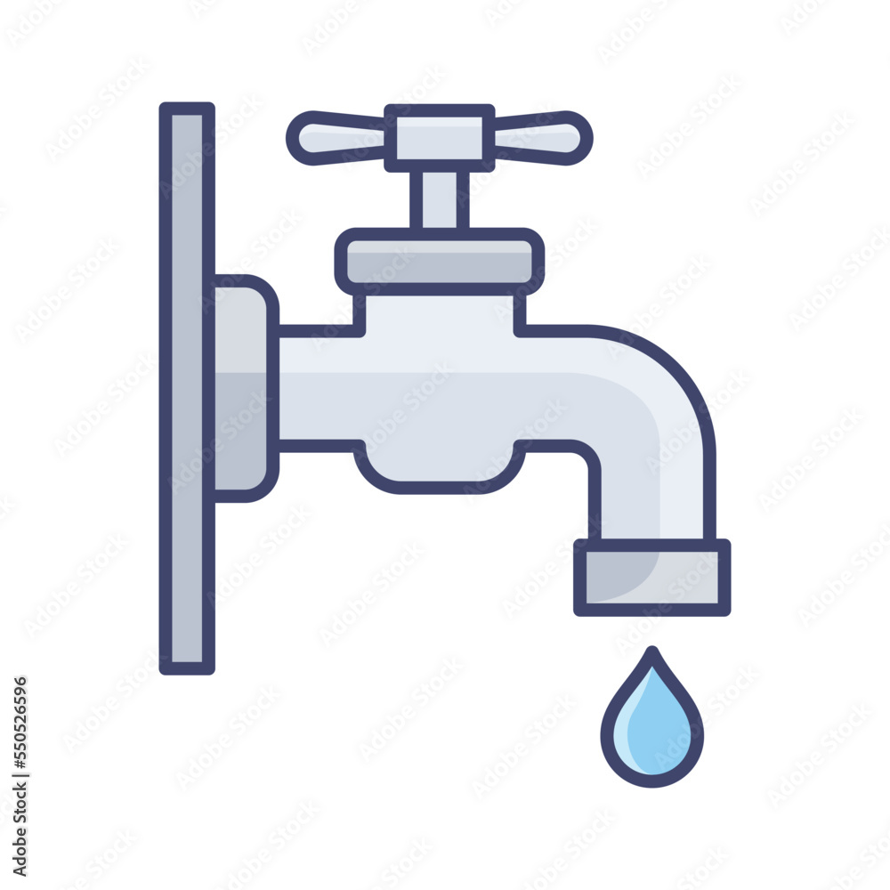 water tap icon vector design template in white background water tap icon vector design template in white background
