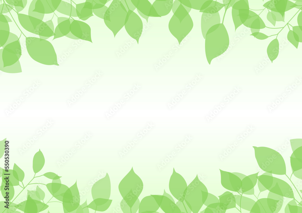 fond de cadre de feuille