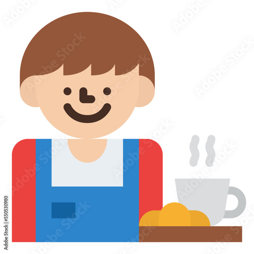 barista occupation job profession icon