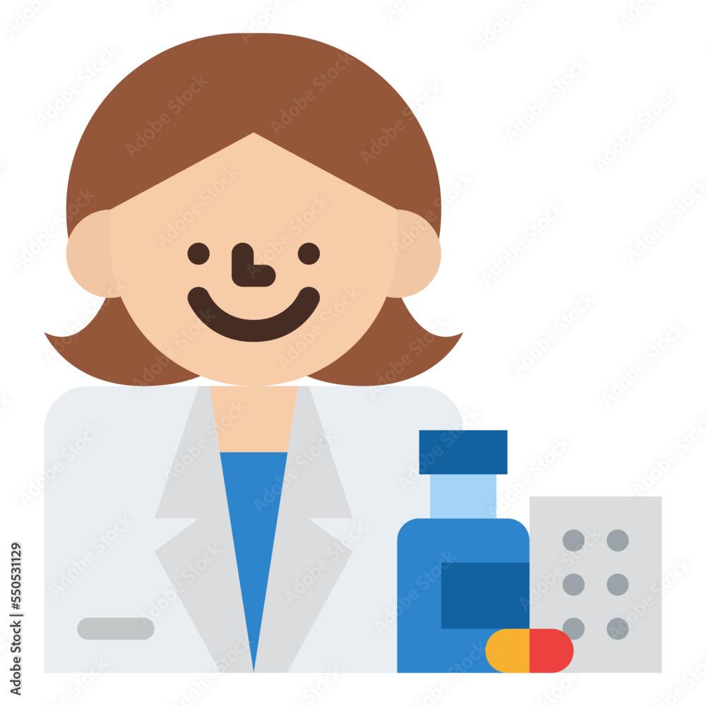 pharmacist occupation job profession icon