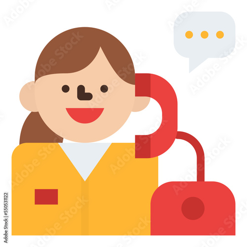 operator occupation job profession icon