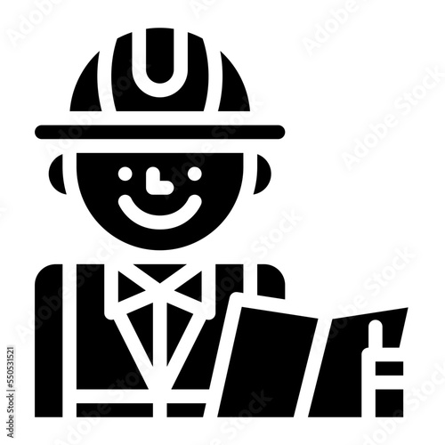 engineer occupation job profession icon