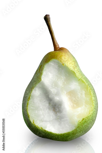 Billede på lærred bitten pear
