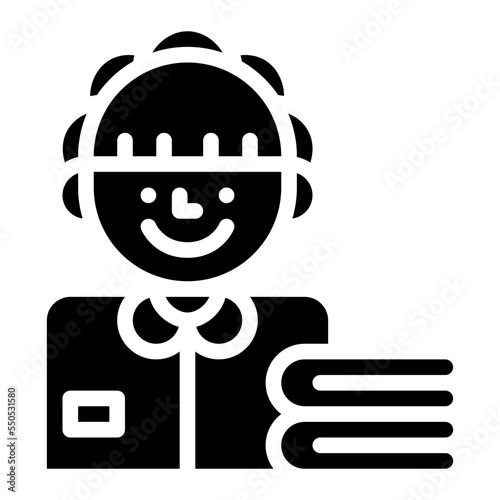 maid occupation job profession icon