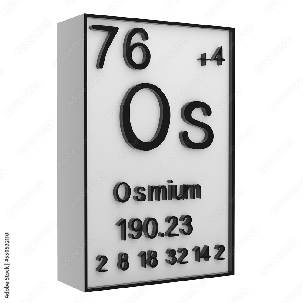 Osmium,Phosphorus on the periodic table of the elements on white blackground,history of chemical elements, represents the atomic number and symbol.,3d rendering Osmium,Phosphorus on the periodic table of the elements on white blackground,history of chemical elements, represents the atomic number and symbol.,3d rendering