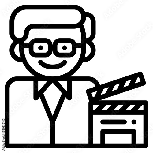 movie director occupation job profession icon