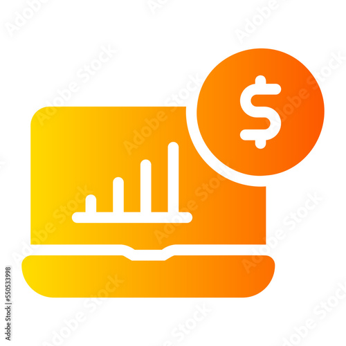 earnings gradient icon