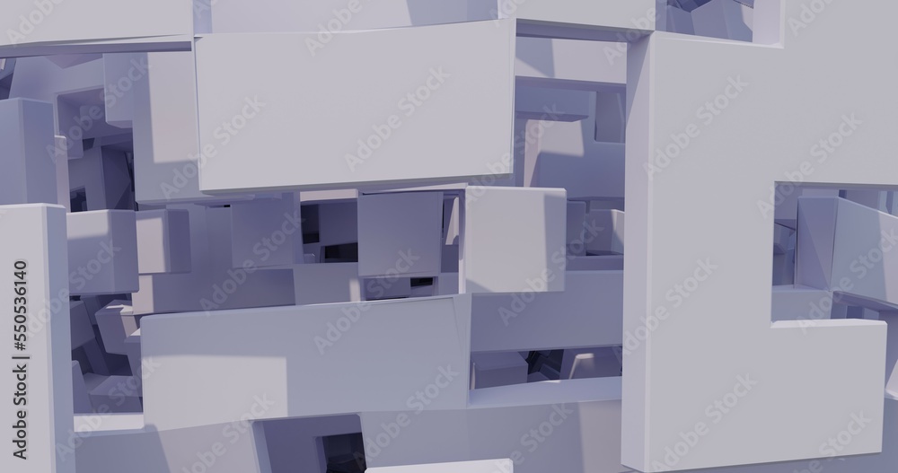 Abstract background of 3d cubes made in Blender Abstract background of 3d cubes made in Blender