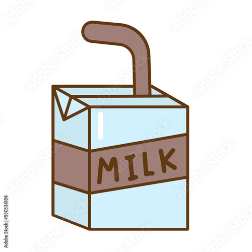 milk box hand drawn