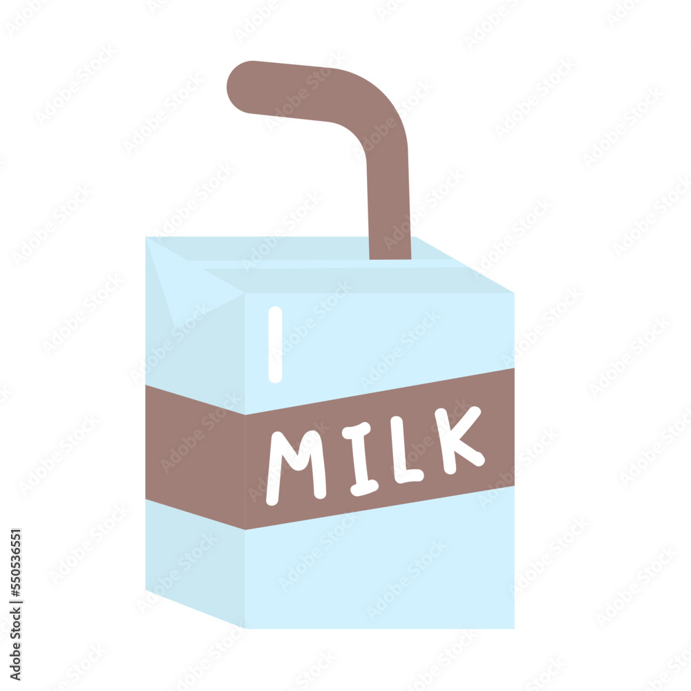 Obraz premium milk box hand drawn