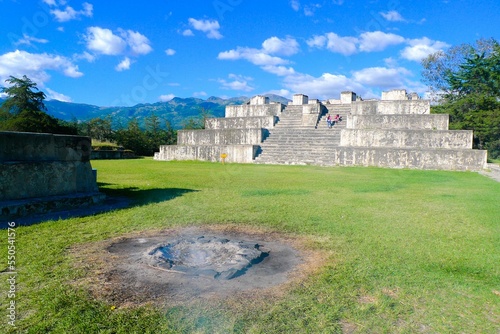 Zaculeu mayan ruins in Huehuetenango photo