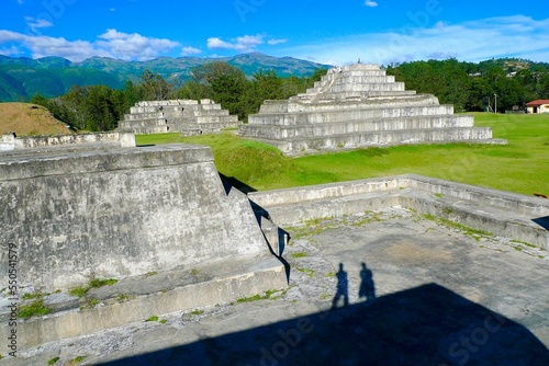 Zaculeu mayan ruins in Huehuetenango photo