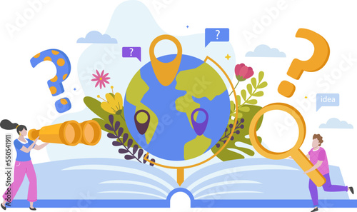 Searching Decisions Globe Composition