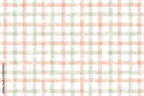 watercolor brush stroke striped gingham pliad seamless pattern