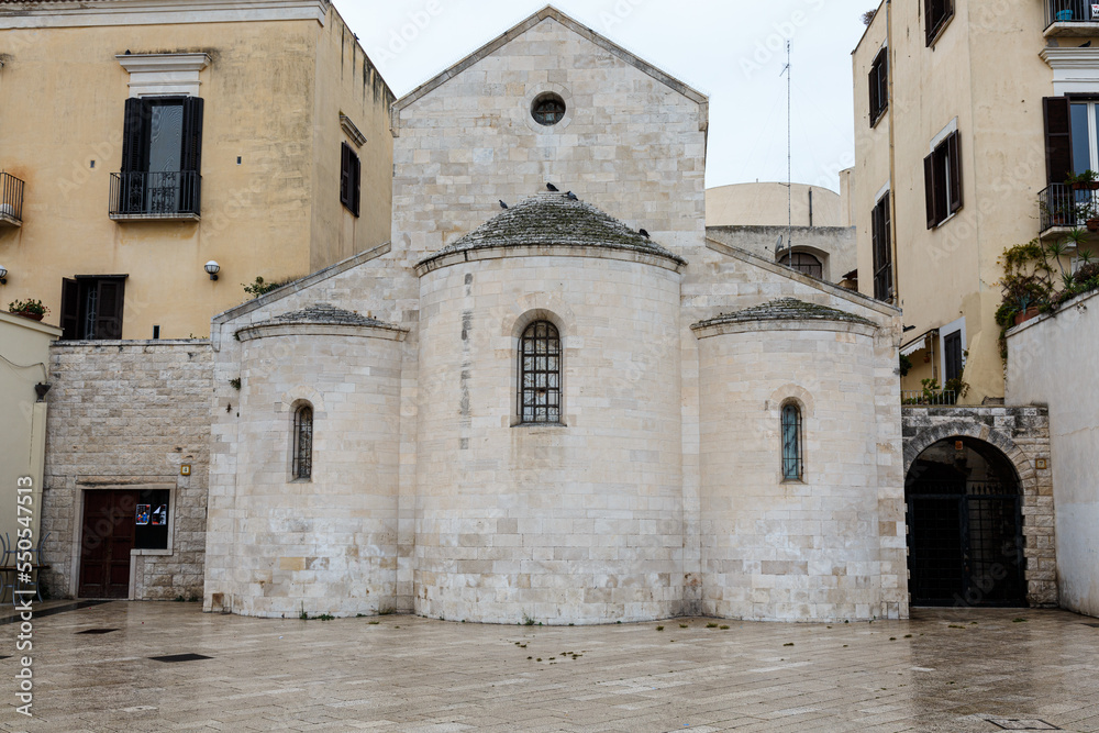 Small church in the old city of Bari