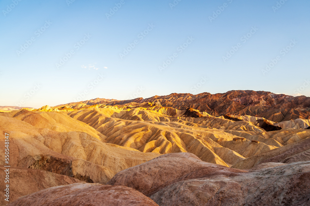 Naklejka premium zabriskie point, death valley