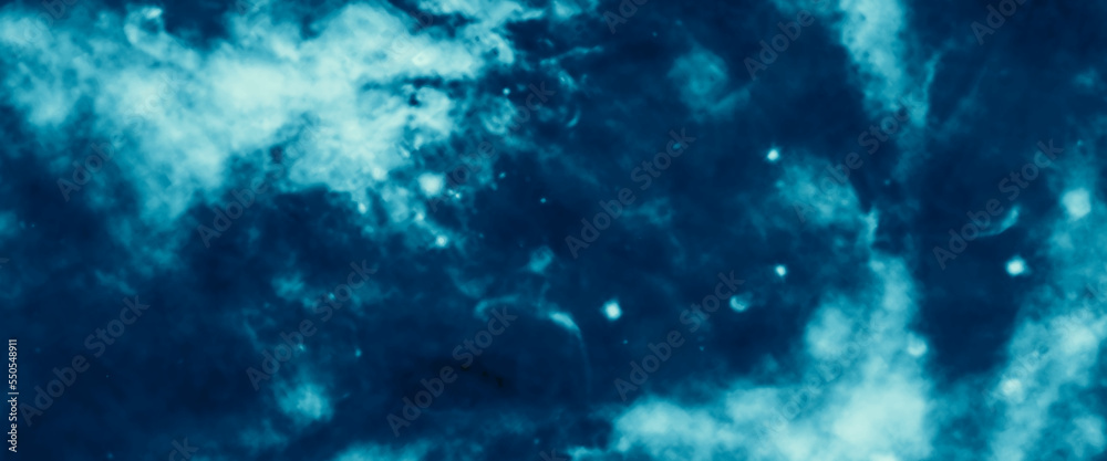 Background with particles. Abstract colorful background. Outer space. Frost and lights background. Nebula and stars in space. Abstract acrylic watercolor grunge paint background.