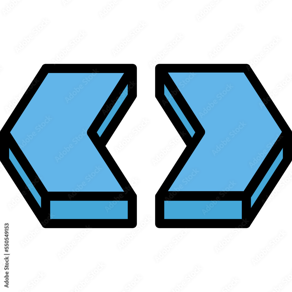 two way pointer icon two way pointer icon