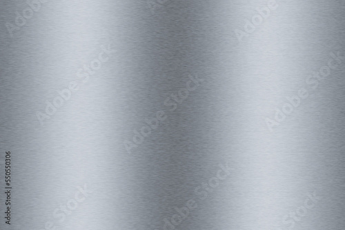 Aluminum surface. Stainless steel texture, realistic metal wall. Gradient surface, gray seamless pattern. Graphic template, textured digital background.