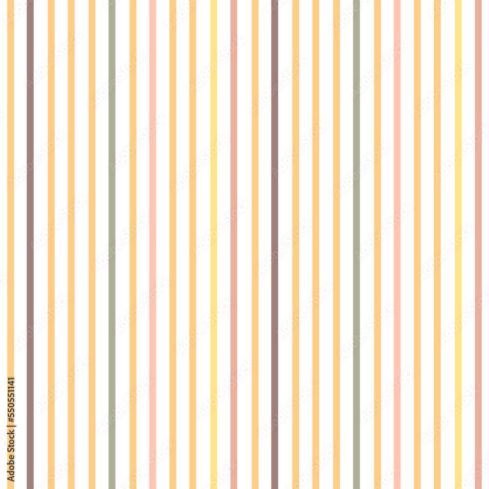 A pattern of stripes. Stripes with a simple pattern are colored on a ...